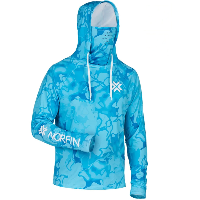 Джемпер NORFIN SUN PRO WAVES HOODIE BLUE р.M 132402-M